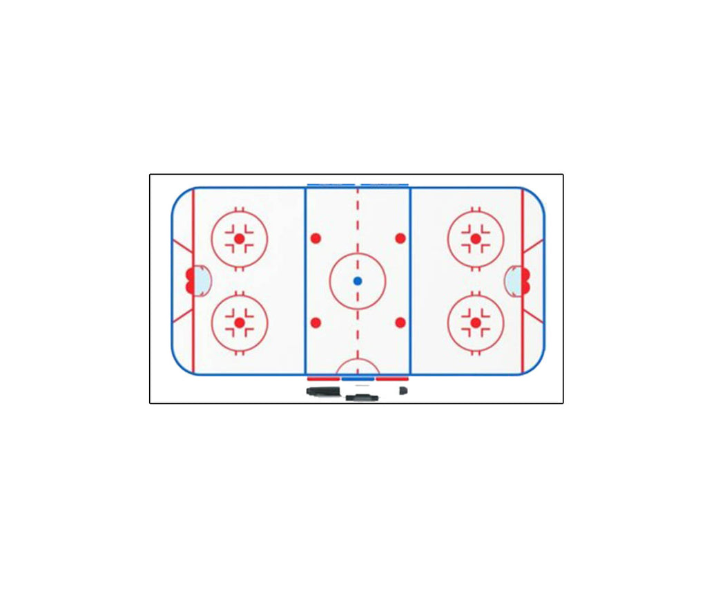 Tableau de patinoire de hockey avec ventouse