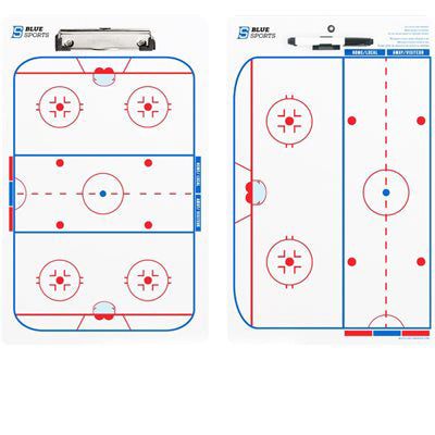 Tableau de patinoire de hockey avec clip