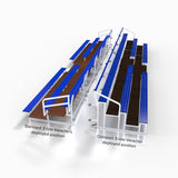 Gradin mobile et compact