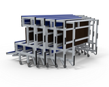 Gradin mobile et compact