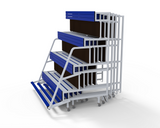 Gradin mobile et compact