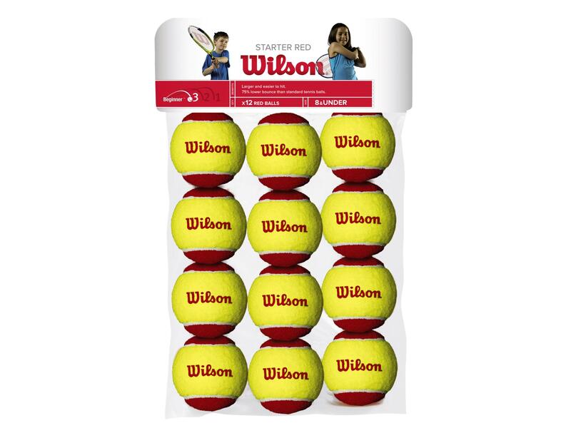 Balles de tennis Wilson Red Starter
