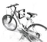 Support à vélo carré en acier haute qualité