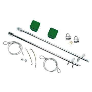 Ensemble d'ancrages de but de soccer