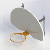 Structure fixe pour panier de basketball