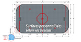 Système de plancher sports multi-usage